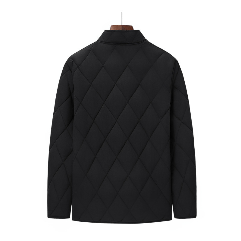 Men's Stand-Collar Winter Jacket, Lined and Padded