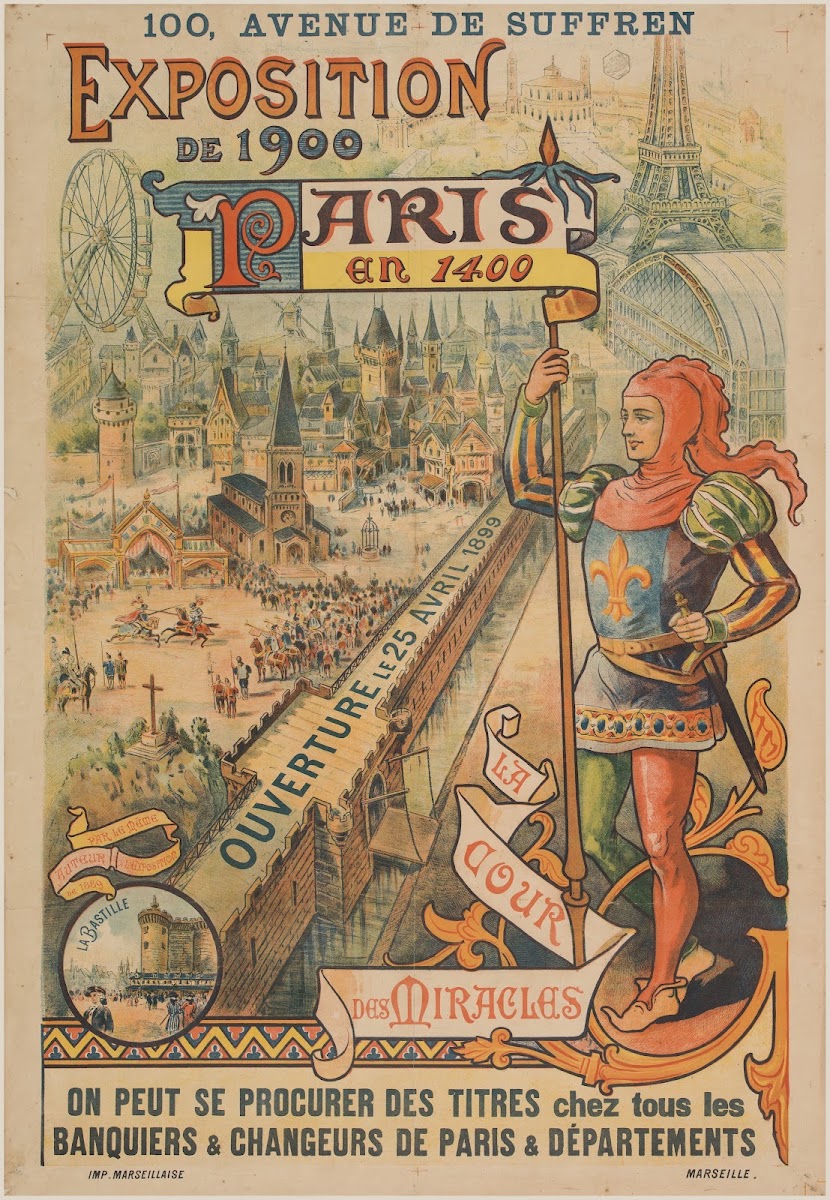 100 avenue de Suffren Exposition de 1900 Paris en 1400 1899