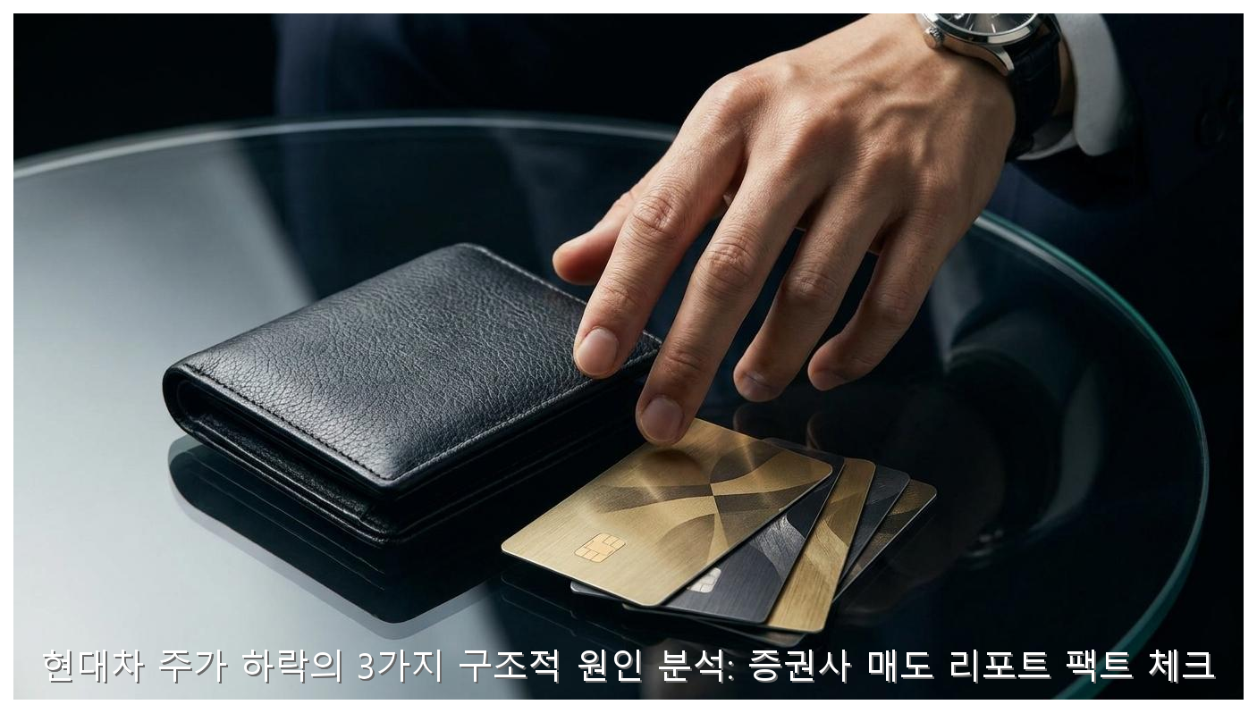 현대차 주가 하락의 3가지 구조적 원인 분석: 증권사 매도 리포트 팩트 체크 핵심 안내 및 분석 인포그래픽 (5)