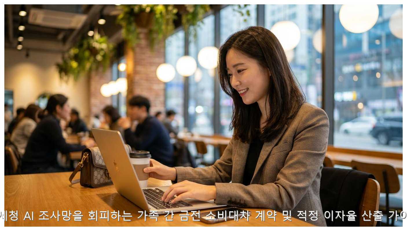 국세청 AI 조사망을 회피하는 가족 간 금전 소비대차 계약 및 적정 이자율 산출 가이드 핵심 안내 및 분석 인포그래픽 (8)