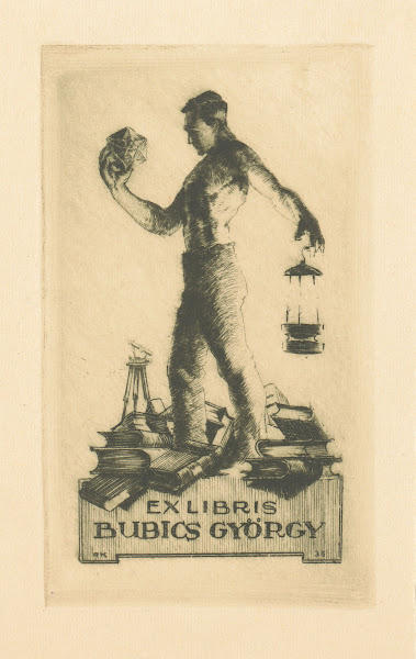 Ex libris van György Bubics 1935