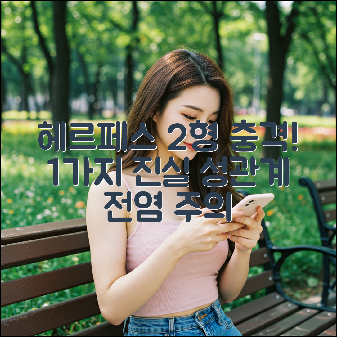 헤르페스 2형: 증상, 성관계 전염, 1가지 충격 진실