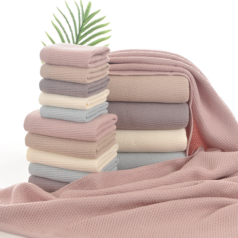 Cotton towel set, 3-piece