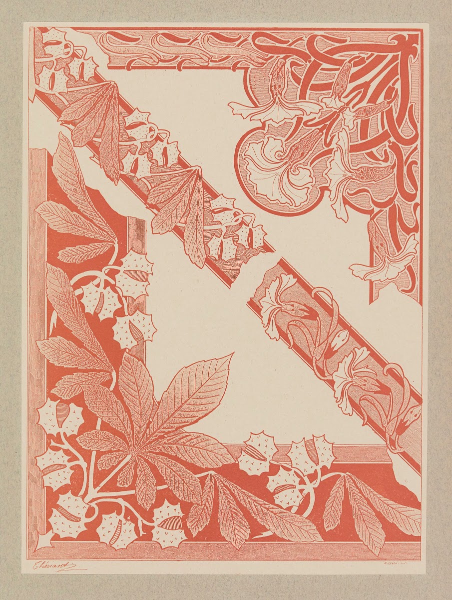 Compositions ornementales pour le cuir et la pyrogravure Pl17 1904