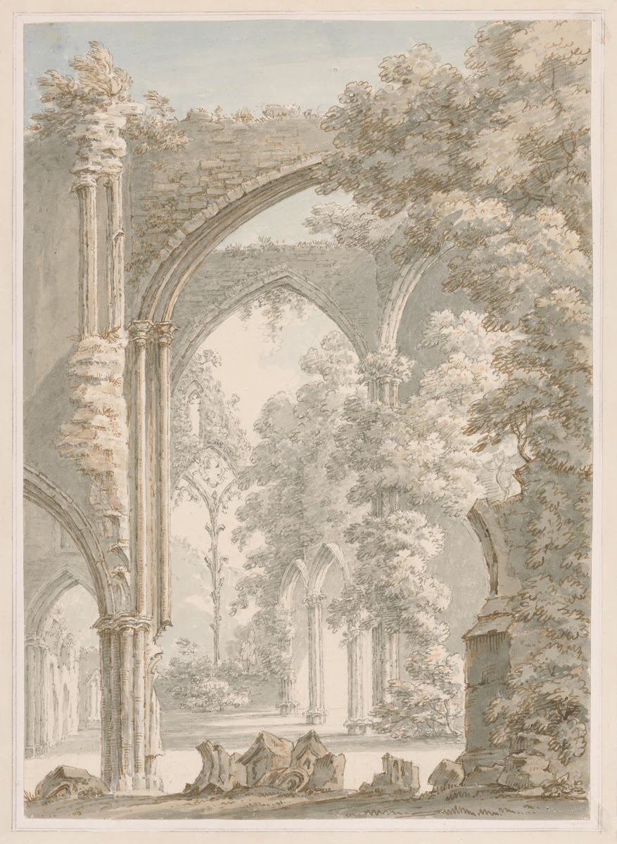 Inside View of Tintern Abbey looking from the Nave to the East Window