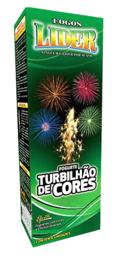 Foguete Turbilhão de Cores Líder
