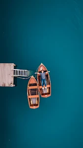 Neon Blue and Purple Digital Grid Lines on Black