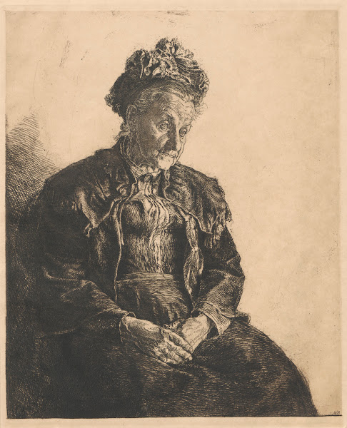 Alte Frau 1910