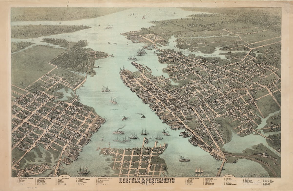 Norfolk  Portsmouth Virginia 1873 1873
