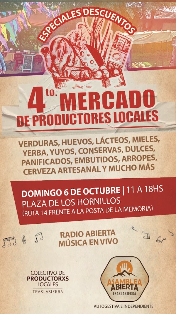 Se viene el 4to Mercado de Productorxs  Locales