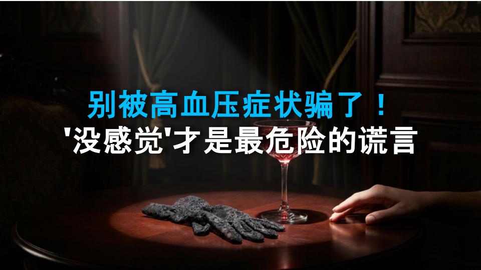 别被高血压症状骗了！没感觉才是最危险的谎言