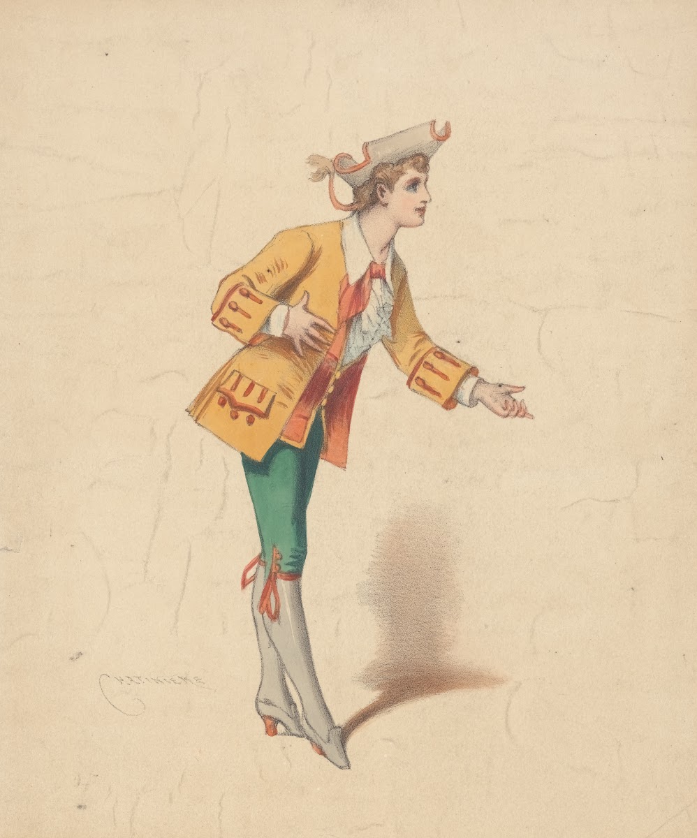 Melle Vanghel dans La foire St Laurent rôle de Bobêche 1877