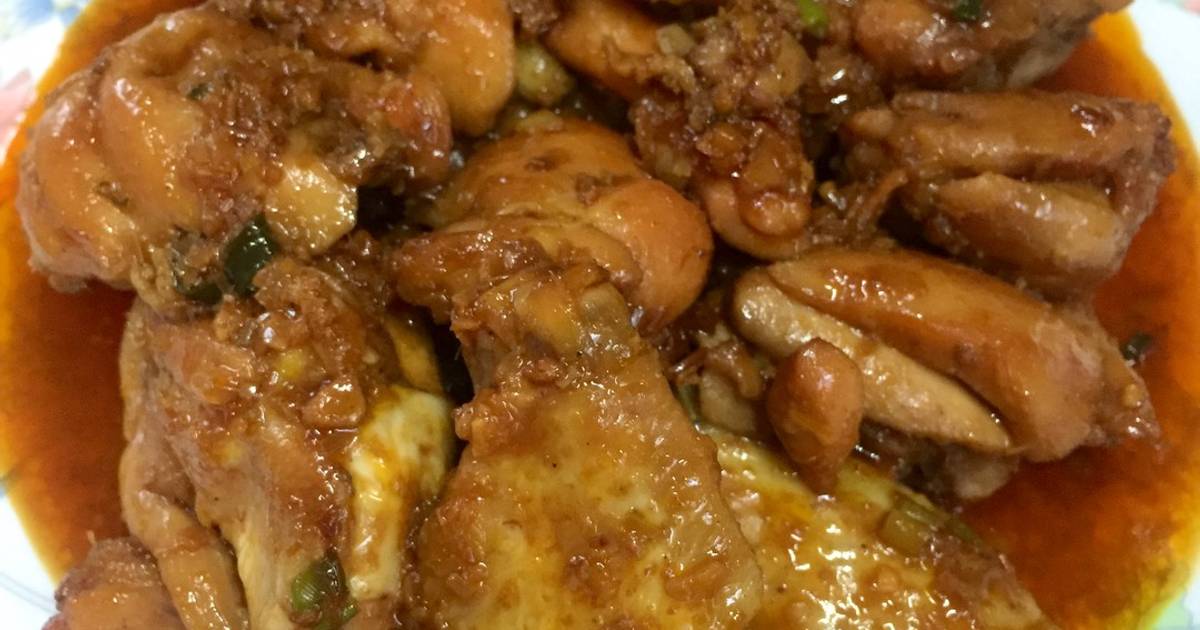 Gà bắp kho xả