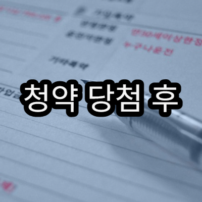 청약 당첨 후 전매 불이익