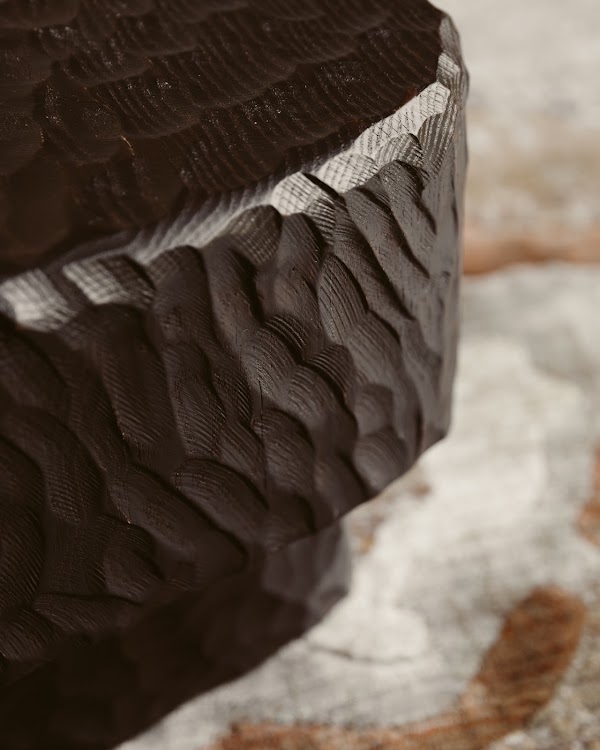 Carved wood texture
