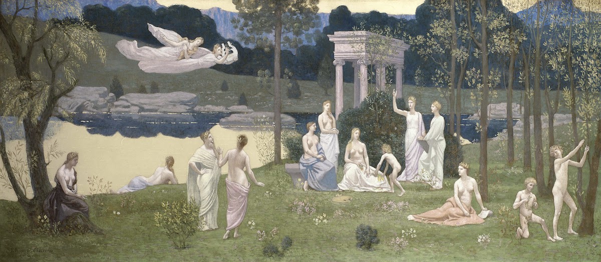 The Sacred Grove Beloved of The Arts and The Muses 1884