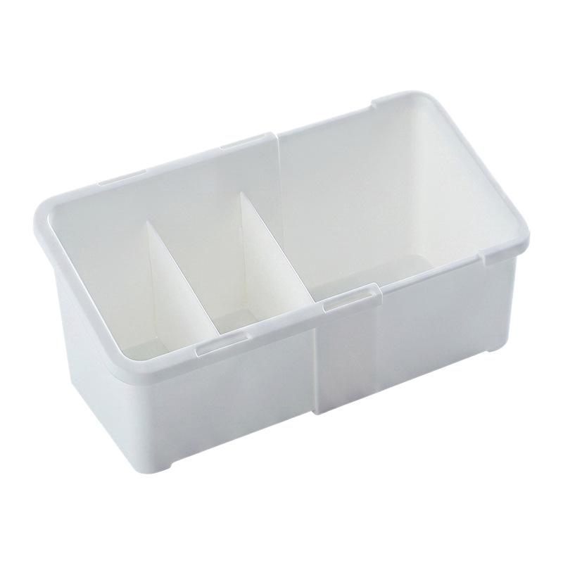 Expandable storage box with compartments