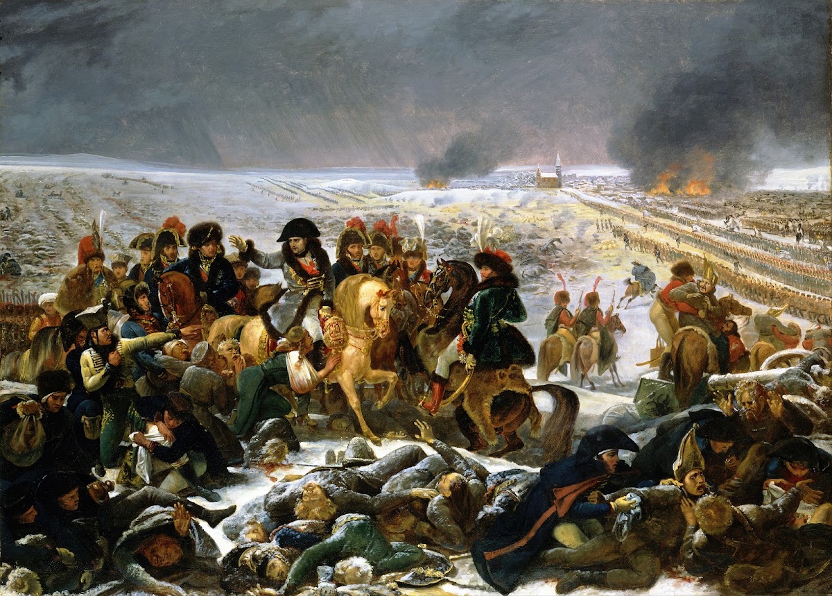 Napoleon on the Battlefield of Eylau 1807