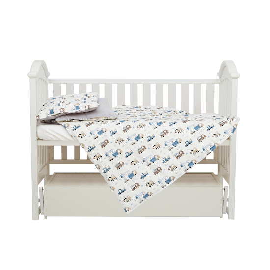 Children's changeable bedding set 4 el Twins Satin Limited Car