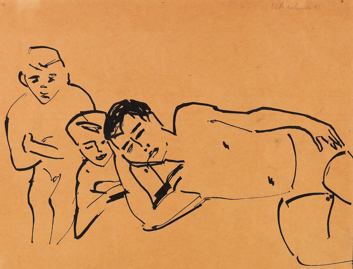 Drei Personen 1910