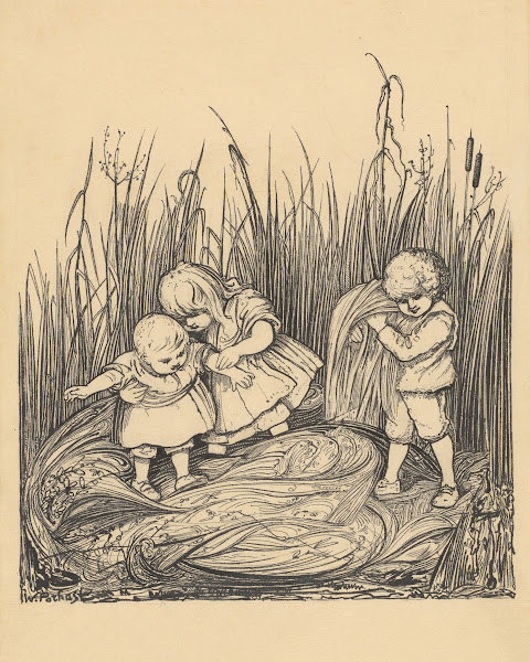 Drie kinderen in het riet 1887 1916