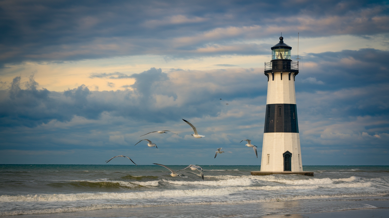 Distance from Myrtle Beach to Cape Romain Lighthouse