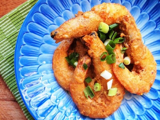 Tôm Chiên Trứng Muối Béo Thơm