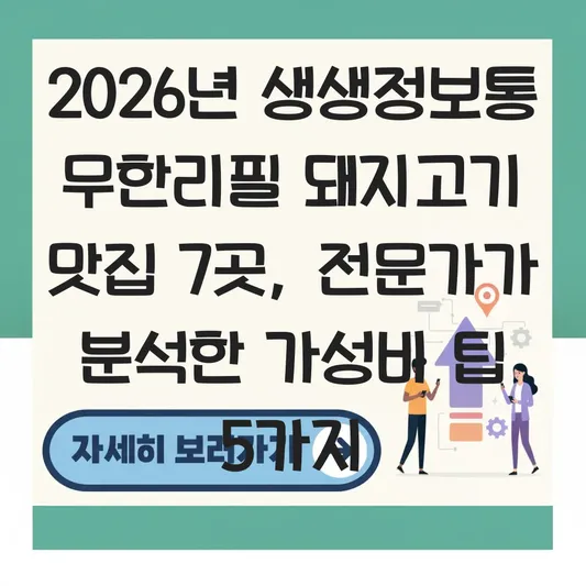 생생정보통 무한리필 돼지고기 대표 이미지