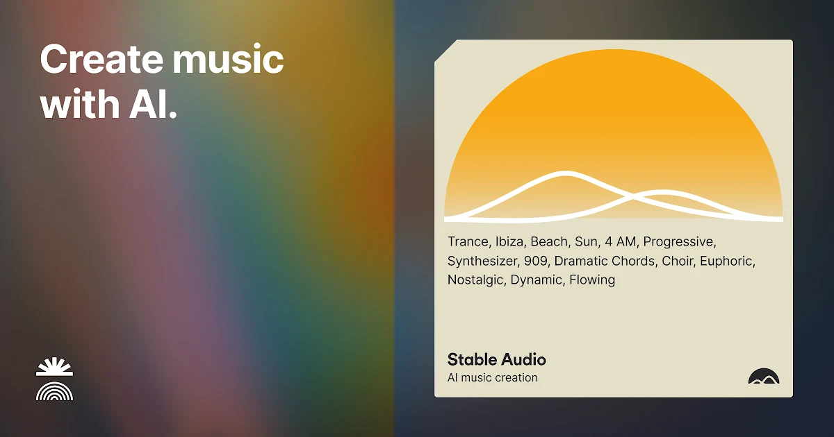 Captura de Stable Audio