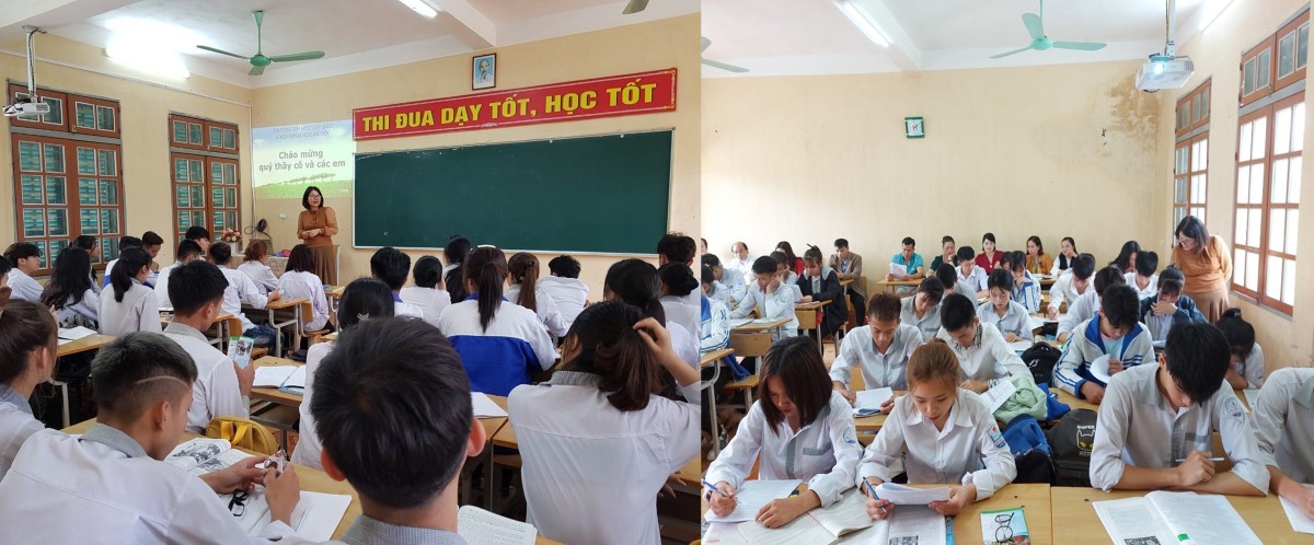 Khoa Khoa học Xã hội thực hiện tư vấn tuyển sinh và triển khai hoạt động hỗ trợ chuyên môn tại Trường THPT Cò Nòi