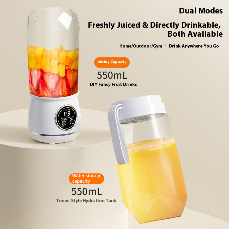 Portable USB juicer with ice-crushing function