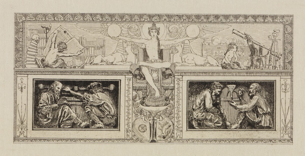 Zwei Fassadenreliefs 1881