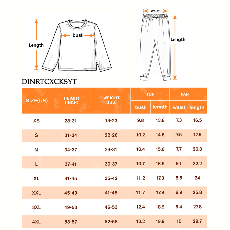 AOP Kids‘ Long Sleeve Pajama Set