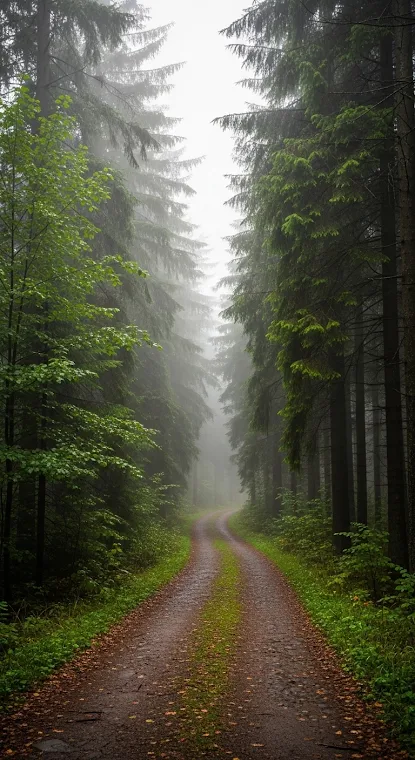 Misty Forest Road