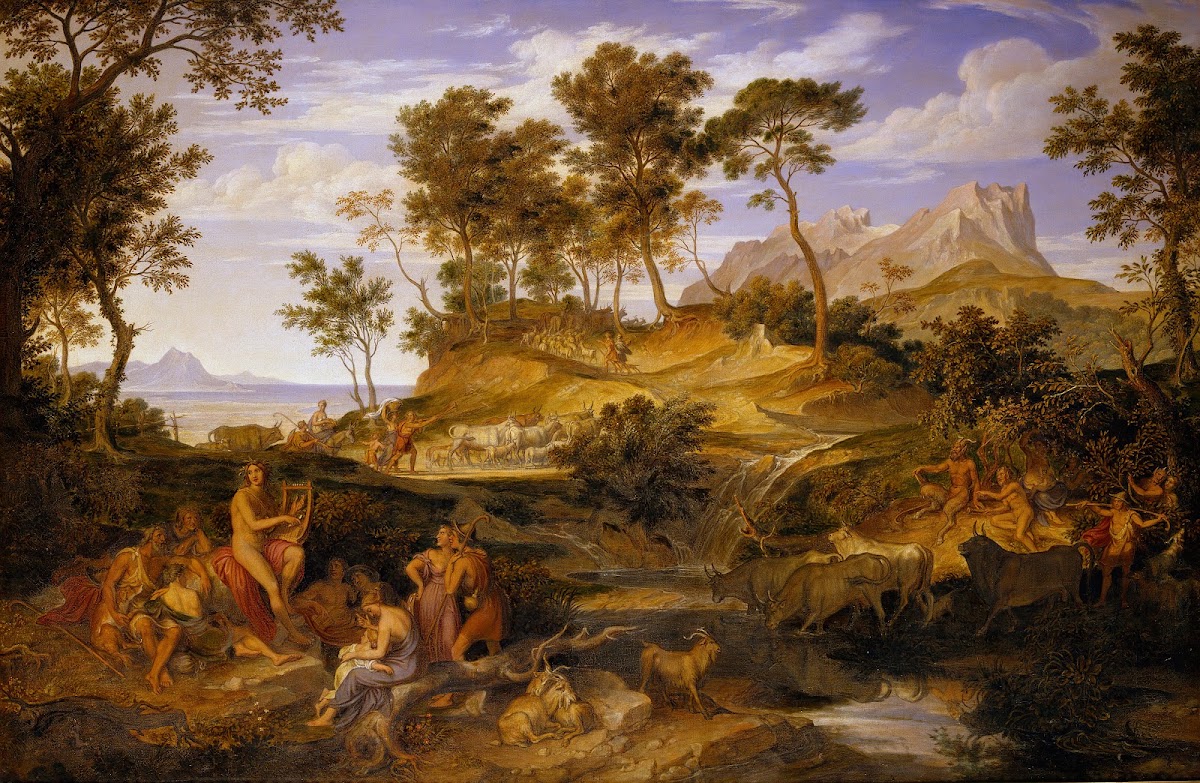 Apollo Among The Thessalian Shepherds 1834 1835
