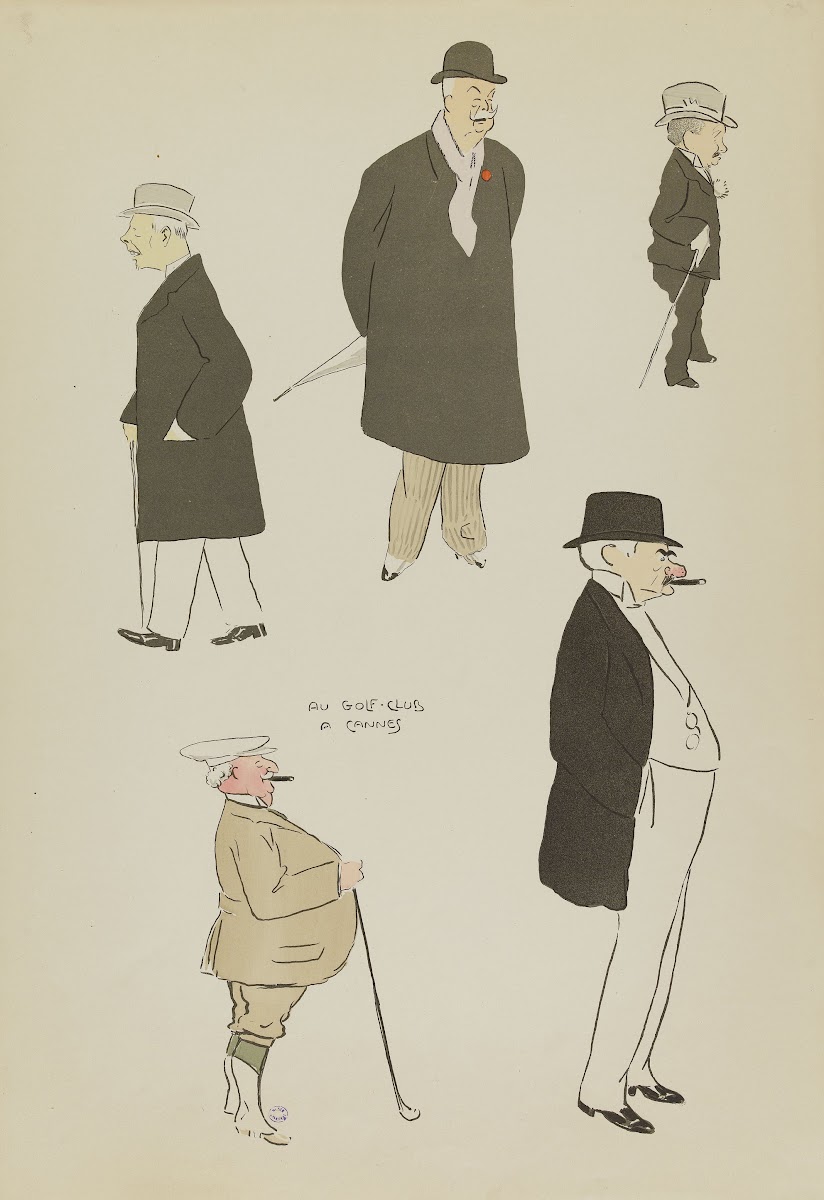 Au Golf Club à Cannes 1909
