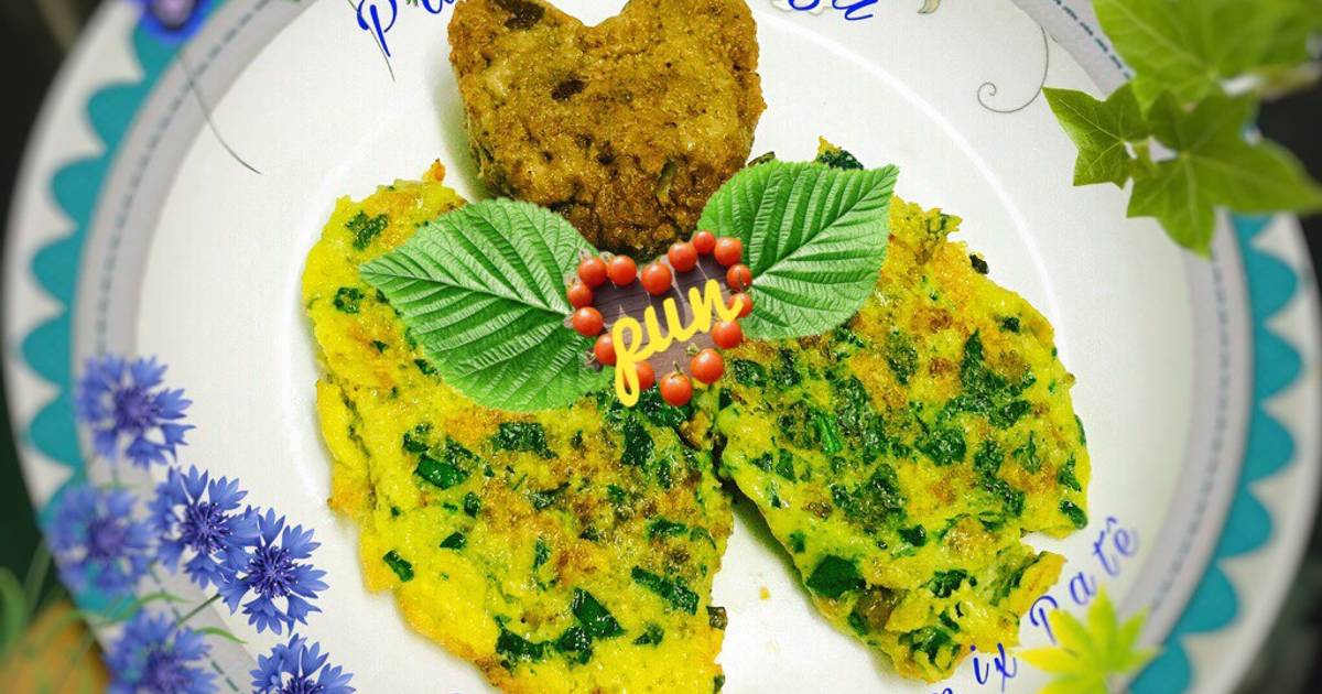 Patê gan gà
Chả trứng bina mix pate