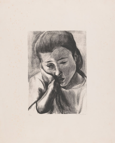Bust portrait of a woman 20th century