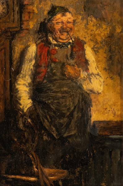 Innkeeper with pipe