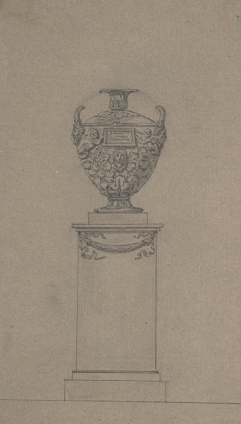 Design for a Tomb with an Urn late 18th19th century