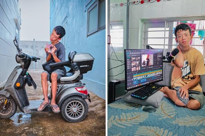Cuộc sống rực rỡ của chàng trai bại não đảo Phú Quý - Báo VTC News