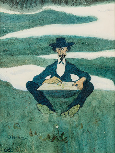 The First Flower of Spring Portrait of Ole Kruse 1902