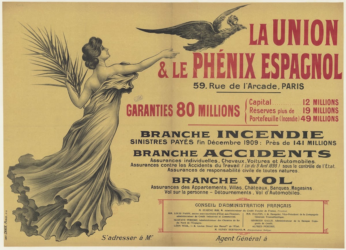 La Union  le Phénix espagnol 59 rue de lArcade Paris 1910