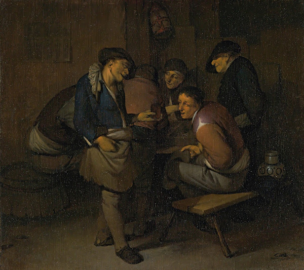 Six Peasants In An Interior