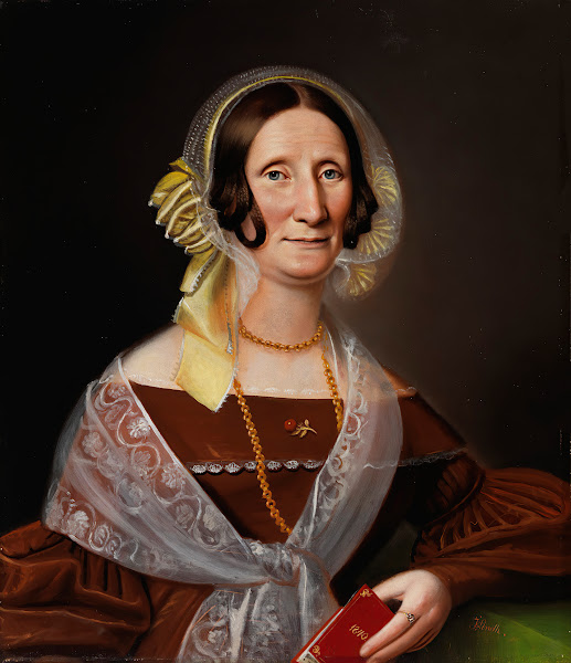 Portrait Of The Authoress Sara Wacklin 1840