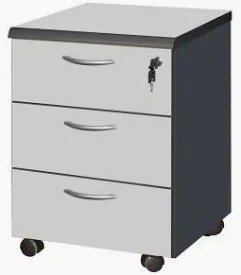 SQM / PEDESTAL / 3D / MOBILE PEDESTAL / 3 DRAWER / OFFICE FURNITURE