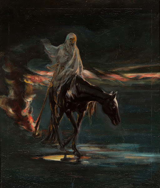 Death and conflagration central section of the triptych Disaster 1870