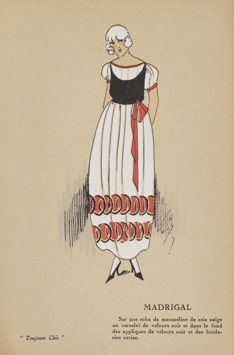 Toujours Chic Les Robes  Madrigal 1921 1922
