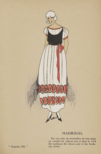 Toujours Chic Les Robes  Madrigal 1921 1922