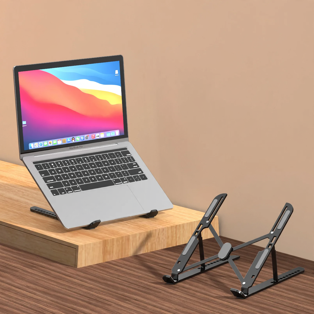 Aluminium-Laptop-Ständer, 10-stufig verstellbar